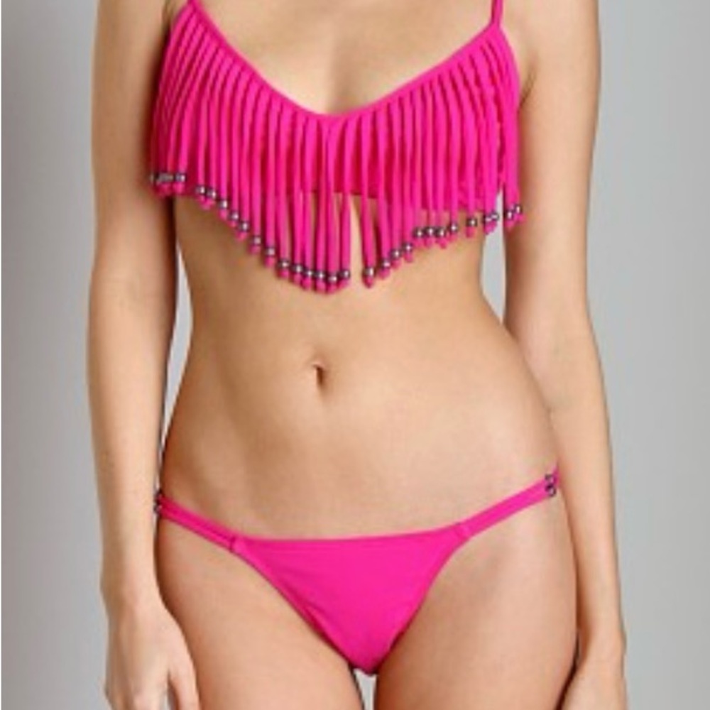 Mara Hoffman Pink Bikini Set Classic Swimwear